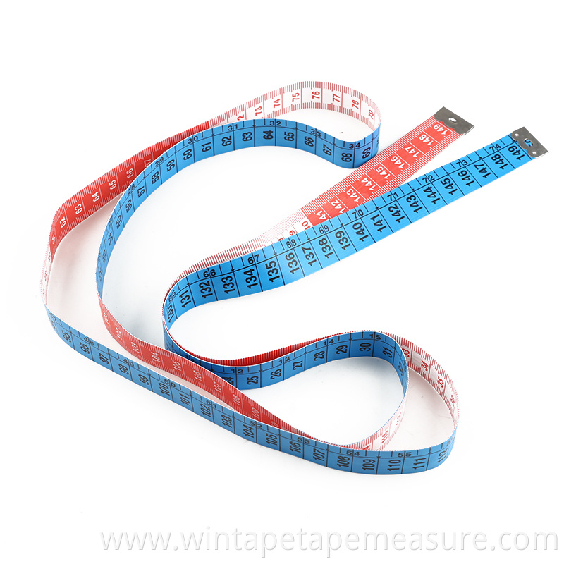 Custom Colorful Cloth Fabric Leather Tailor Waist Measurement Centimeter Sewing Tape Measure Custom